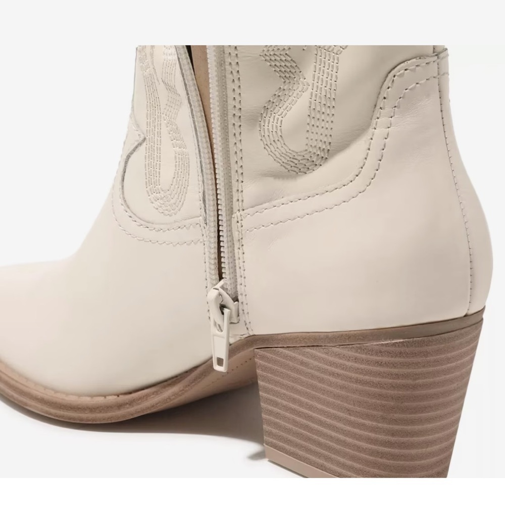 Crown Vintage Sila Western Boot - Off White - Picture 8 of 10